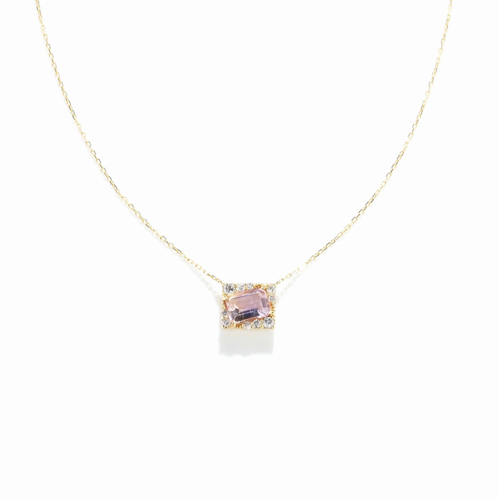 アメトリン＆ダイヤモンド・ルミナラネックレス・シャンパンゴールド（MS-NE-CO-0000）｜498