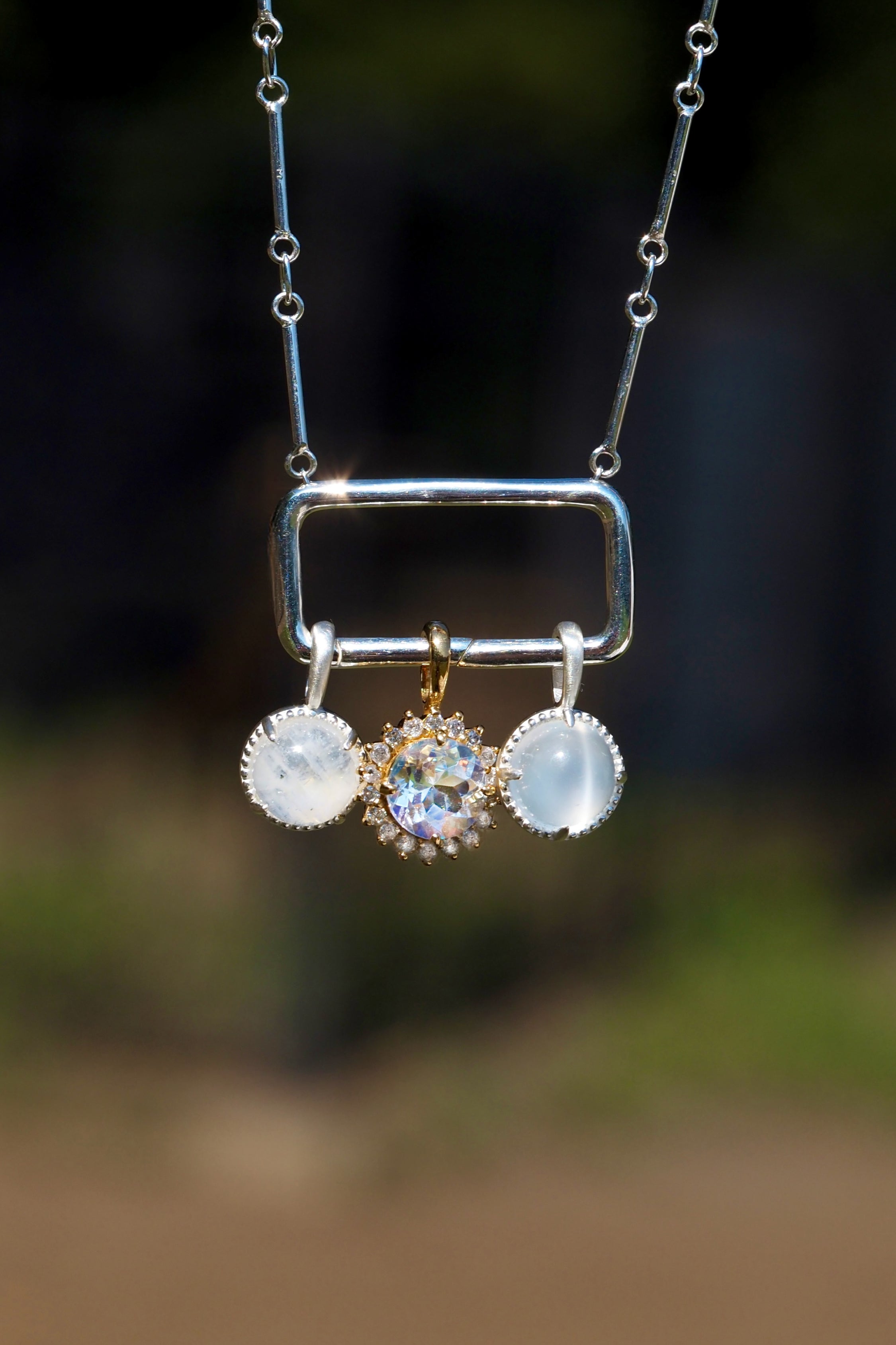 セット販売】満月の輝きムーンストーンフルセット（3点