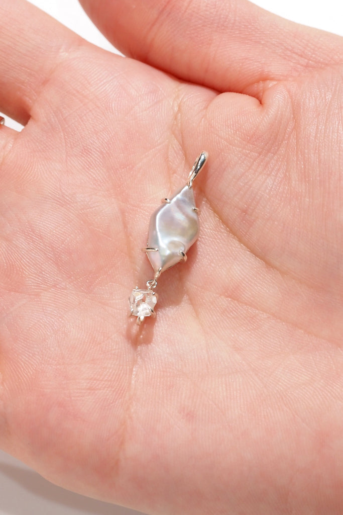 月末までセール　スターボーンジュエリー　ハーキマーリング ear PAPILLONNER 指輪 リング 「スターリングシルバー使用