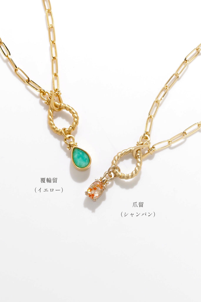 ジュエリースタジオMSAHIROのセミオーダーメイドジュエリーデザイン、オメガループブレスレット。オメガデザインのモチーフとクリップチェーン、フロントフックが融合したデザイン。宝石（ルース）からのお仕立てやジュエリーからのオーダージュエリー＆リメイク（リフォーム）に対応。