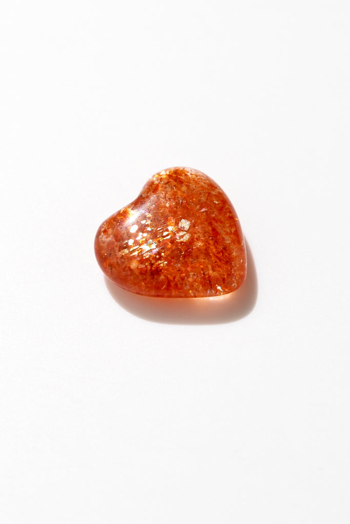 ジュエリースタジオMASHIROのルース（宝石）販売ページ。イリュージョンサンストーン・タンザニア産・ハートシェイプ・6カラット