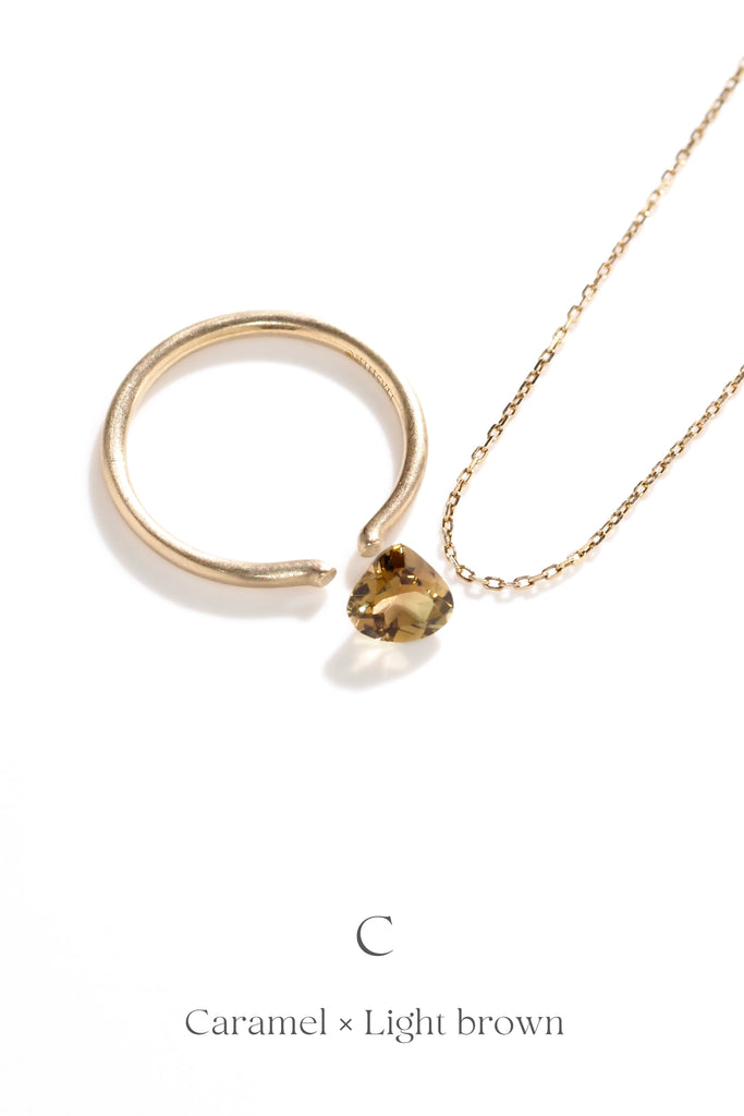 マロンカットのバイカラートルマリン・キャラメル*ブラウン・・アフガニスタン産