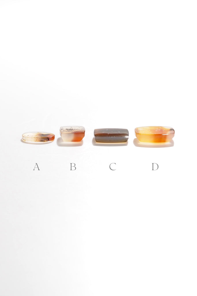 モンタナアゲート・オーバルプレート・クッションプレート・アメリカモンタナ州産・4種類