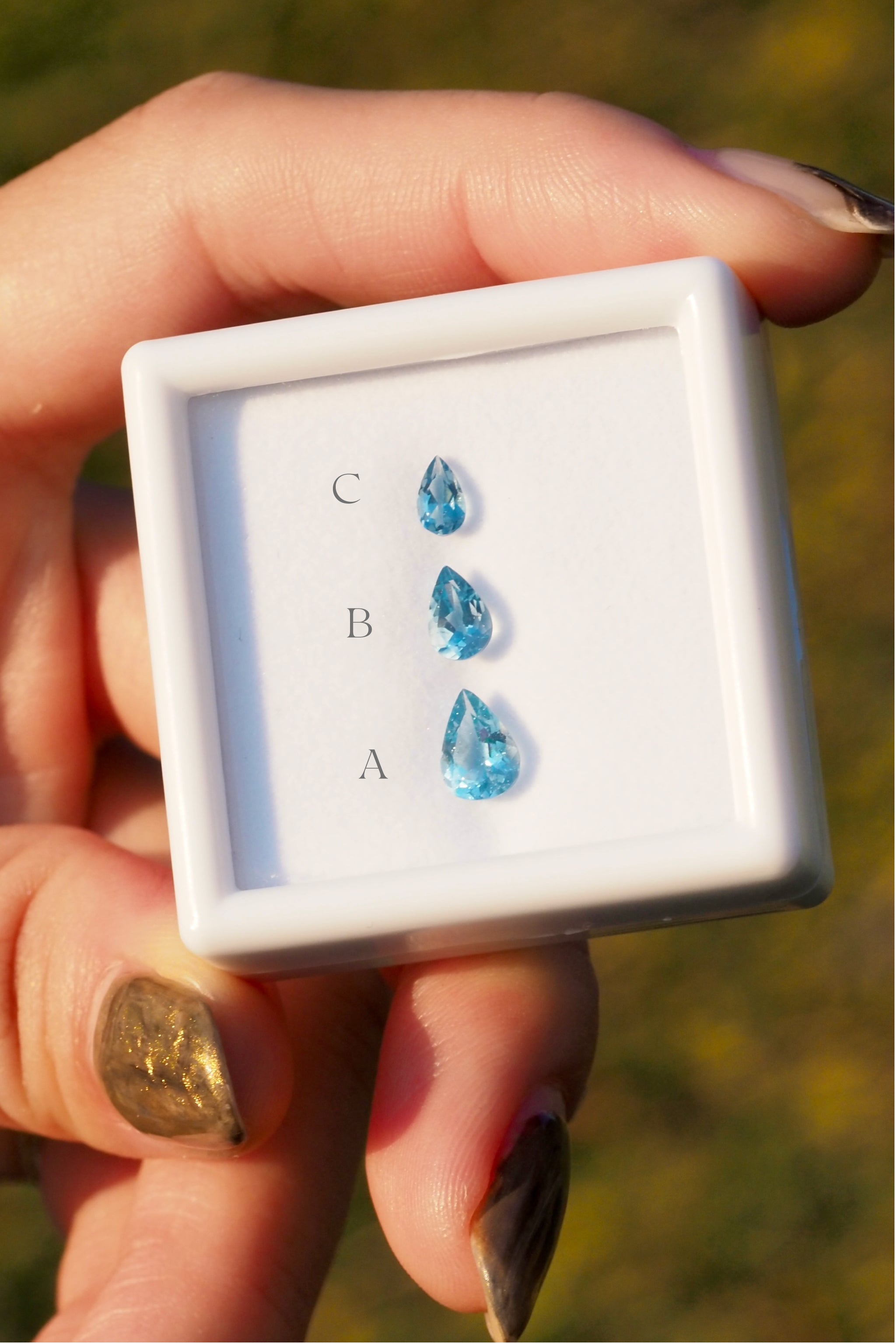 LIMITED出品】サンタマリアアクアマリン・ペアシェイプ・セレクション