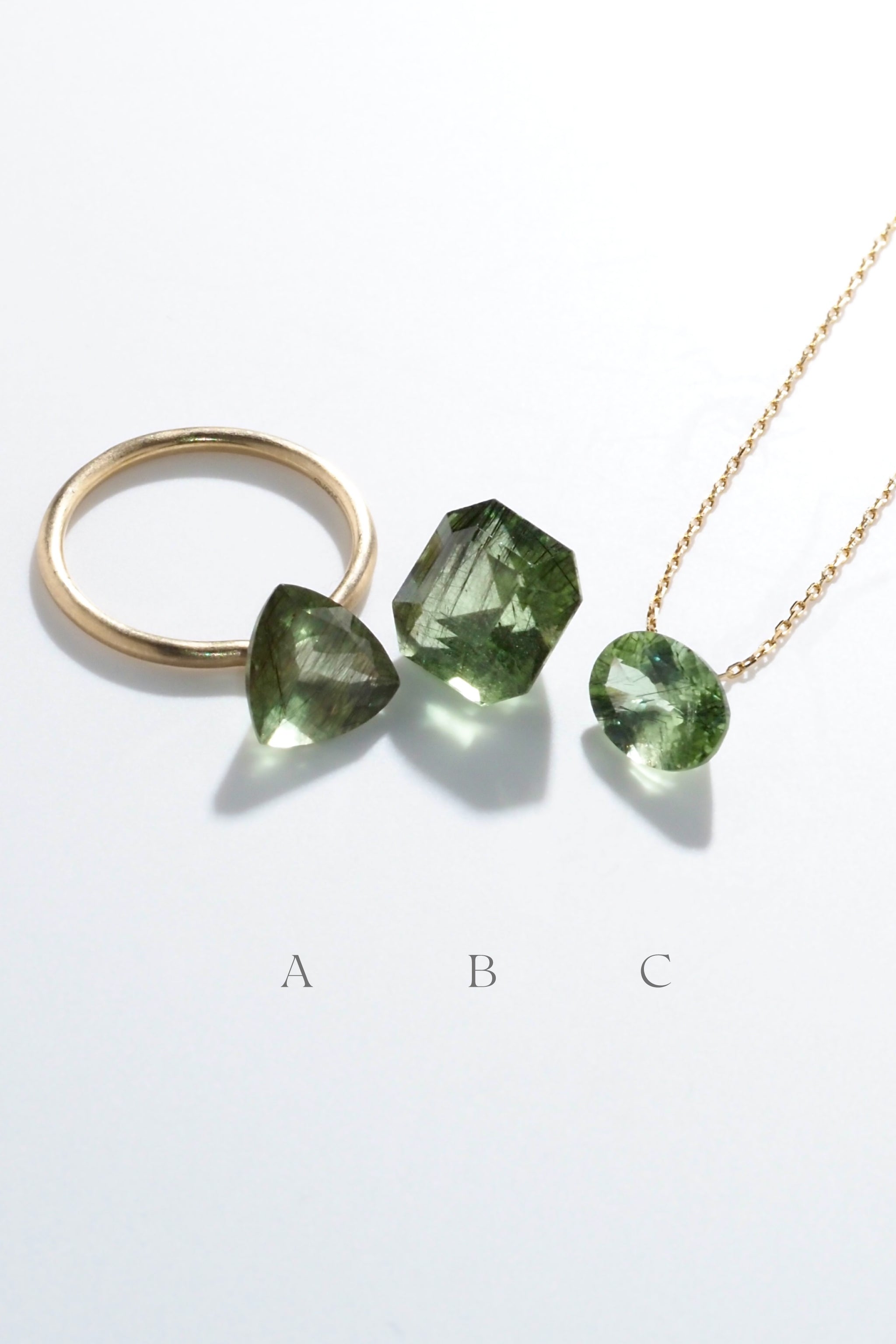 LIMITED】ルチルペリドット・ミックス・セレクション003（ライトカラー