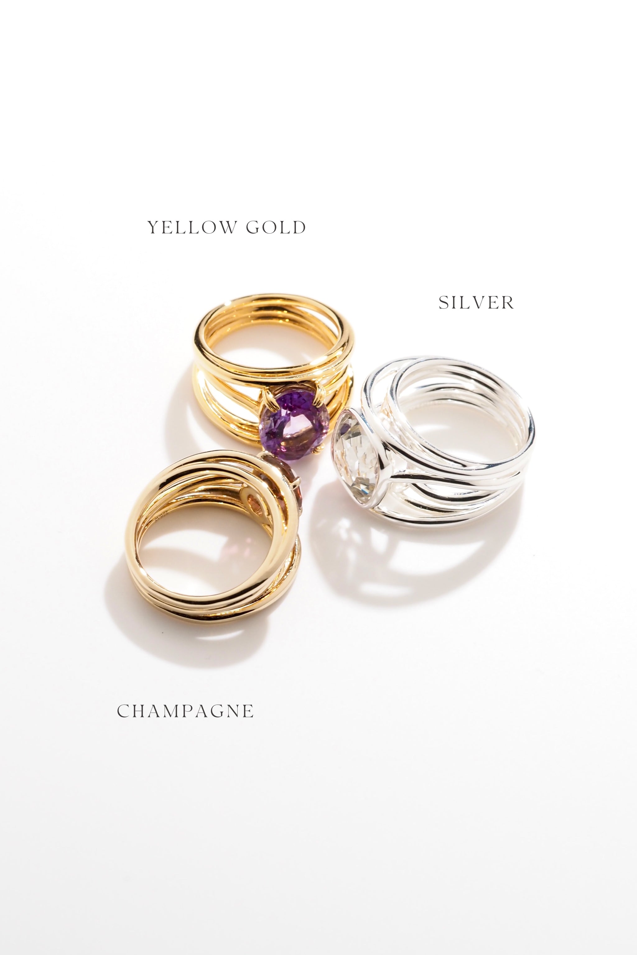 RI015 インフィニティウィーブリング・爪留 / 覆輪留｜リング（指輪