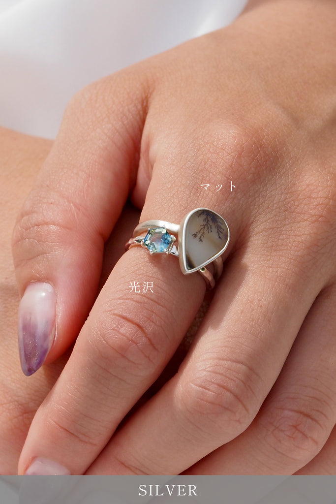 ジュエリースタジオMASHIRO、宝石からのオーダーメイドジュエリーデザイン＆リフォーム（リメイク）セミオーダーデザインより、槌目加工リング（指輪）。お持ち込みルースやジュエリー、宝石から世界に１つのカラーストーンジュエリーを仕立てます。