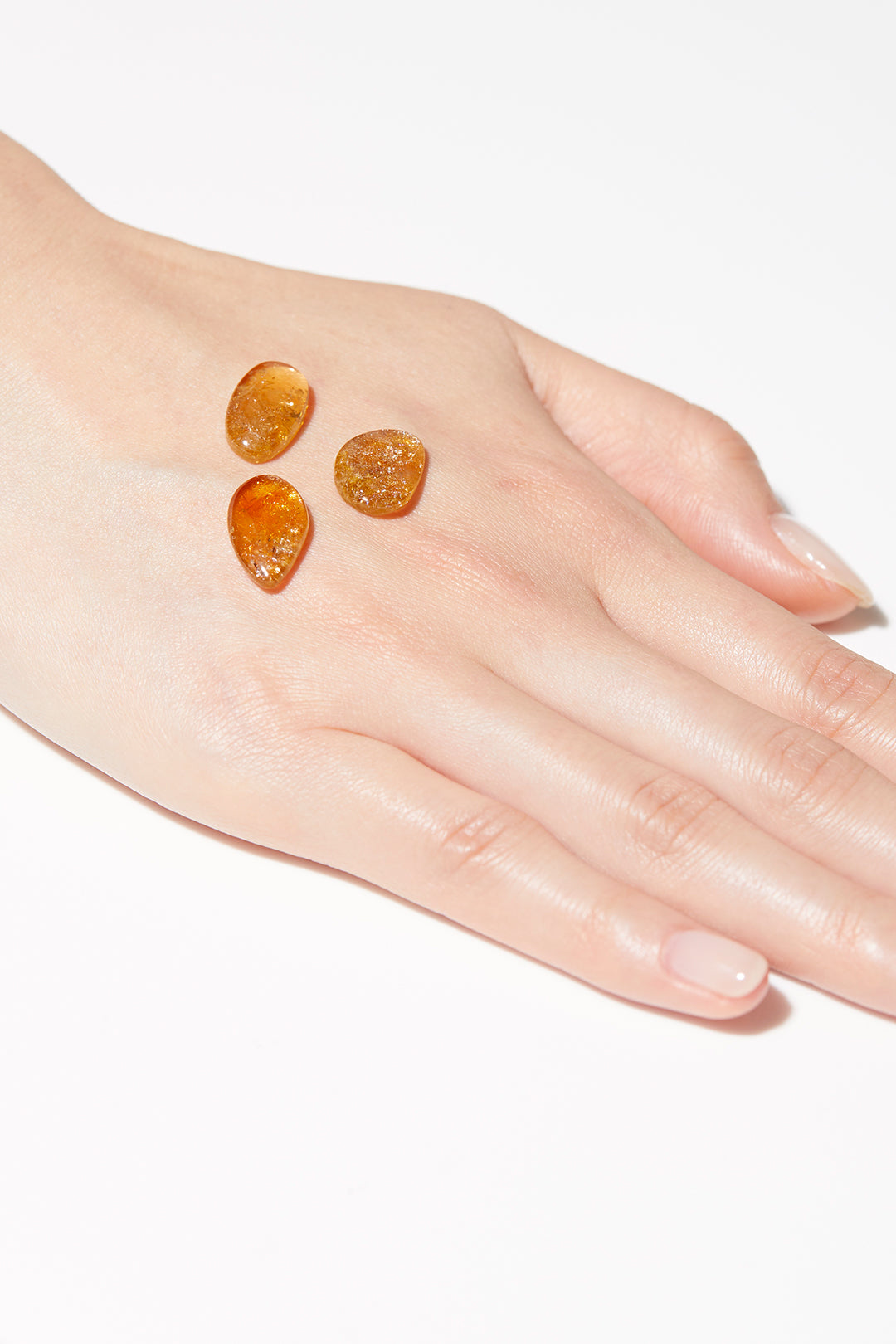 イリデッセンストルマリン・ゴールデンイエロー・タンブル